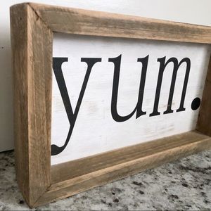 Hobby Lobby Accents - Hobby Lobby Wooden YUM Sign Hobby Lobby Accents - Hobby Lobby Wooden YUM Sign